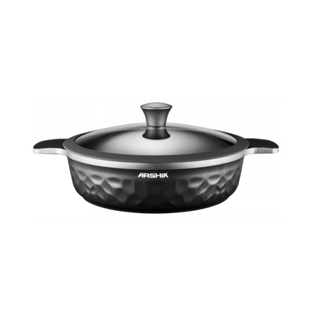 ARSHIA CO110 Fry Pan with Double Handle Lid