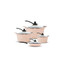 Arshia Granite Cookware with Glass Lid 8pc Set Peach