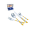 Arshia Gold and Silver Premium Cutlery 24 Piece Set