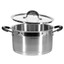 Arshia Premium Stainless Steel Casserole 28CM Tempered Glass Lid