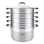 Arshia stainless steel steamer 30cm with Glass Lid
