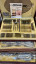 Arshia Gold and Silver Cutlery set 128 Piece with Wooden Box compartment