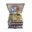Arshia Stainless Steel Cutlery set  with Wooden Box 128pcs Gold