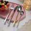 Arshia Stainless Steel Cutlery Set 86pcs Gold & Silver TM762GS Arshia Stainless Steel Cutlery Set 86pcs Gold & Silver TM762GS