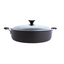 Arshia Cast Aluminum pan with Glass Lid 36cm
