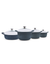 Arshia 8Pcs Marble Coating Cookware Set