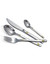 Arshia 38Pcs Cutlery Set Gold And Silver With Stand  TM612GS