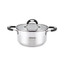 Arshia 20cm Stainless Steel Casserole with 2 lids