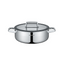 Arshia Triply Stainless Steel Double Handle Frypan with Lid 28cm