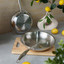 Arshia 20cm Tri-Ply Stainless Steel Fry Pan