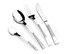 Arshia 26-piece Silver Cutlery Set  with  Stand