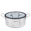 Arshia 24cm Hybrid Stainless Steel Non-Stick Casserole with Lid