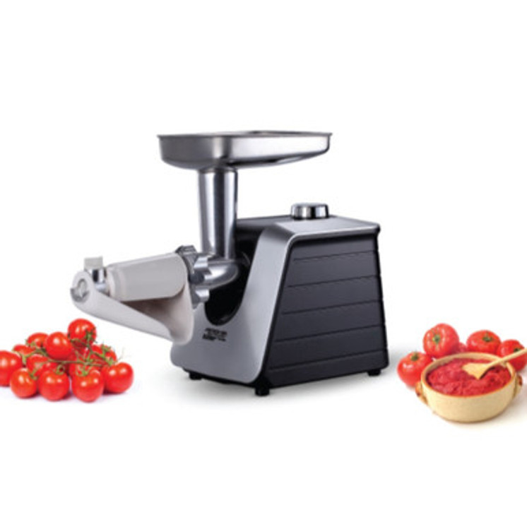 Arshia 2000W Meat Grinder with Tomato Attachment, Black, 3 Mincer Plate