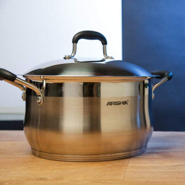 Arshia Premium Stainless Steel Casserole 22cm