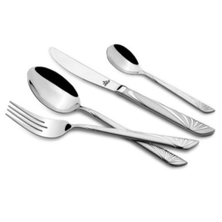 Arshia Silver Matte Cutlery 135pc Set TM064S