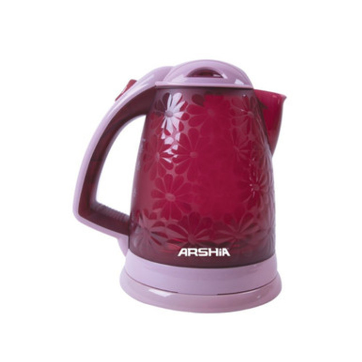 Arshia Electric Kettle Pink 1.5 Litre