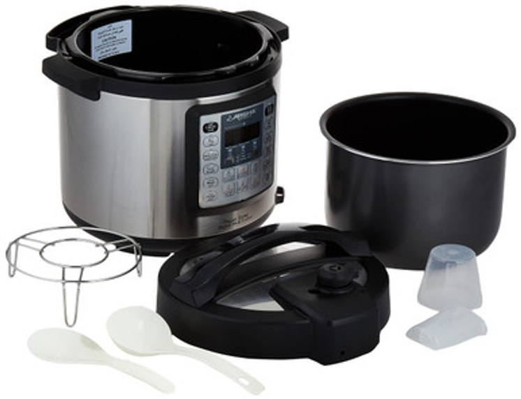 Arshia Digital Pressure Cooker 10Litre 1400 watts Black