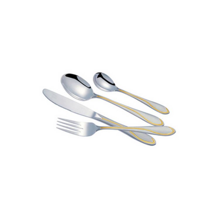 Arshia Cutlery Set 24pcs Gold & Silver TM059GS