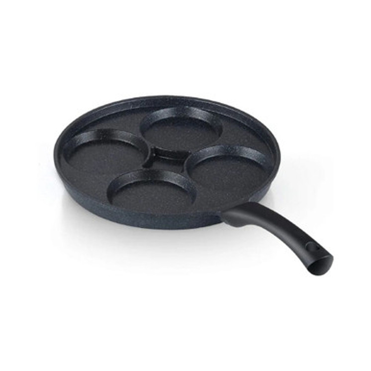 Arshia Non-stick Egg Pan 4pc Cup Granite Coating