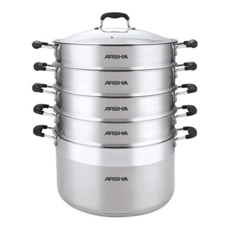 Arshia Stainless Steel Steamer Pot 28cm