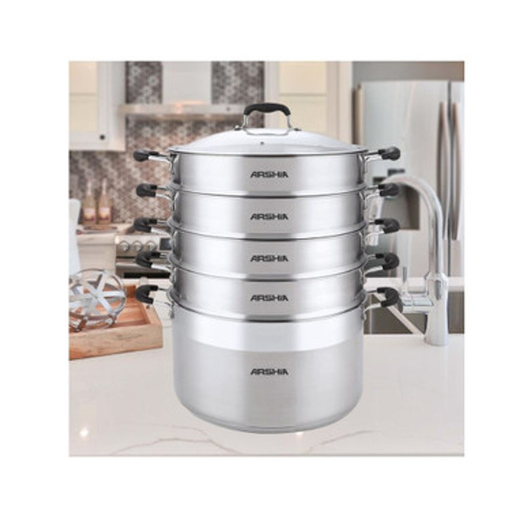 Arshia Stainless Steel Steamer Pot 28cm