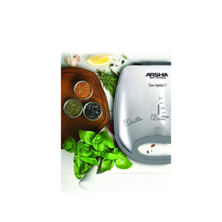 Arshia Sandwich Maker with 3 interchangeable plates