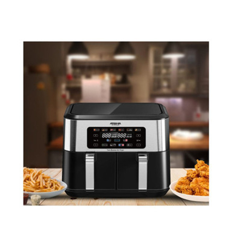 Twin Air Fryer 8 Litre Digital Control Display