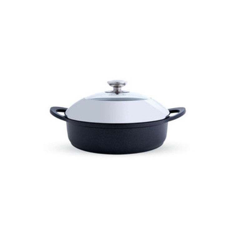 Arshia Die Cast Cookware Sets 10pcs  Black