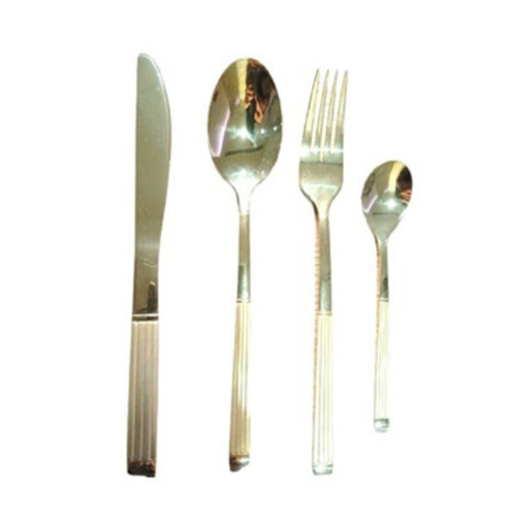 Arshia Stainless Steel Gold 48PCS Cutlery SET TM287GGS