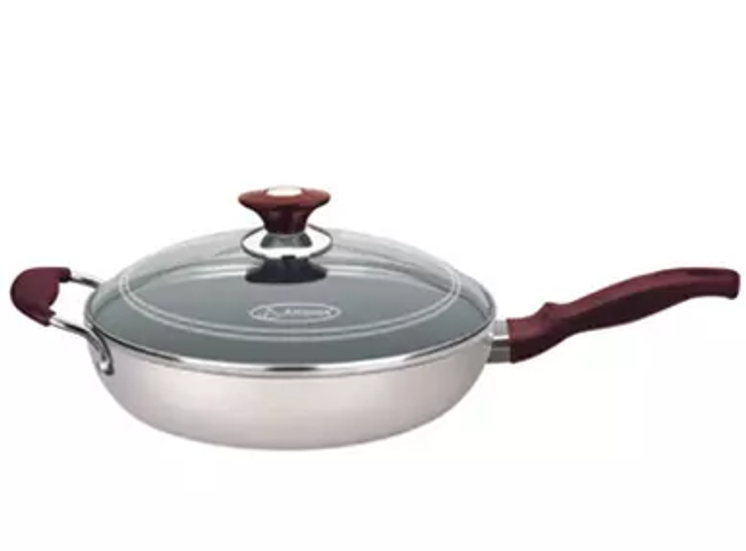 Arshia SA 32cm Fry pan with Glass Lid FP395