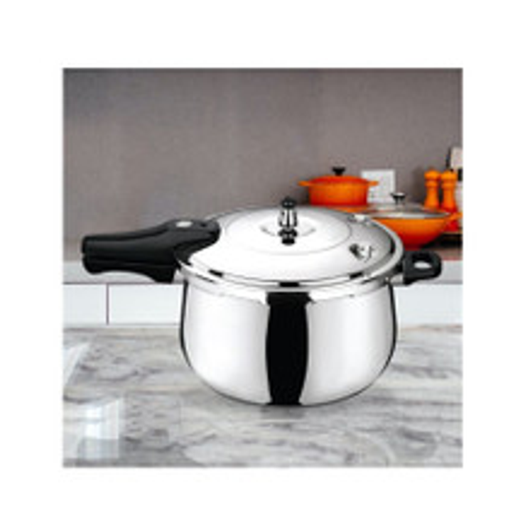 Arshia Premium Stainless Steel Pressure Cooker 32cm with Aluminium base PR135