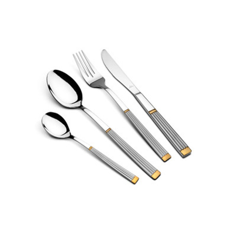 Arshia Cutlery Sets Gold and Silver  86pcs TM287GS