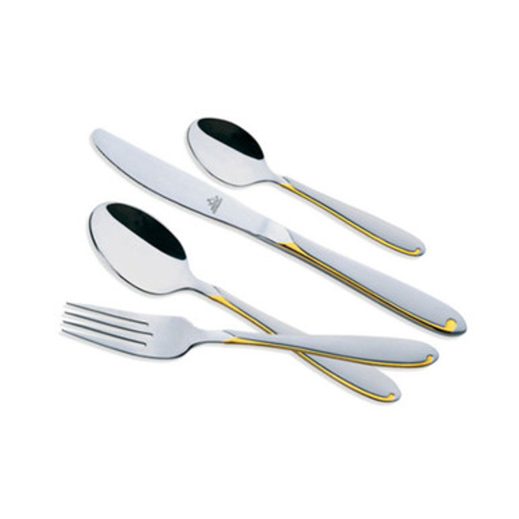 Arshia Cutlery Sets Gold & Silver  86pcs TM498GS