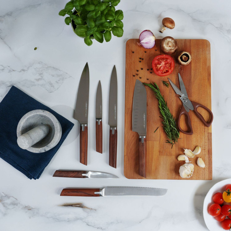 Arshia 8pcs German Steel Knife Set