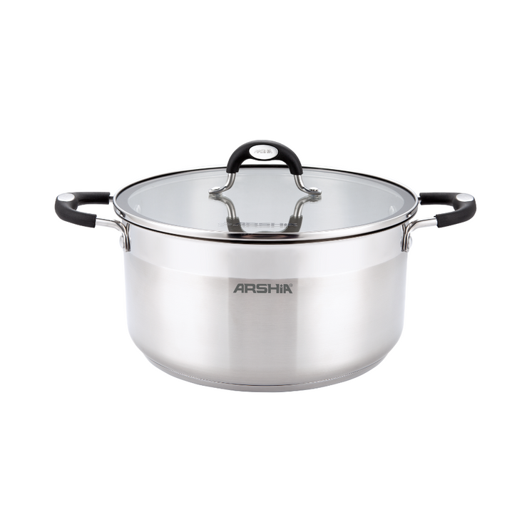 Arshia 26 cm Stainless Steel Casserole with 2 lids