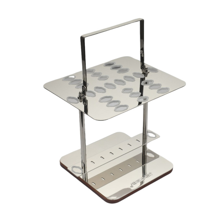 Arshia 26-piece Silver Cutlery Set with Stand