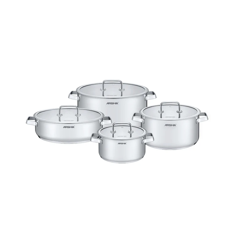 Arshia 8PCS Stainless Steel Cookware