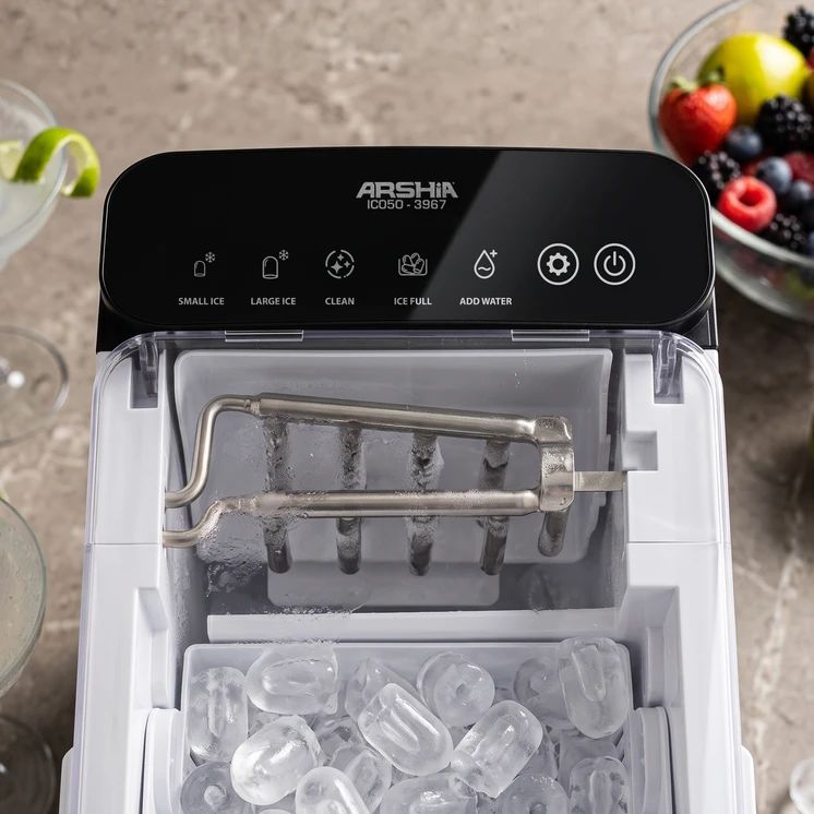 Arshia Countertop Ice Maker with 1.1L Water Tank