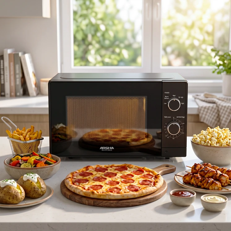 Arshia 20L Microwave Oven with Mechanical Control