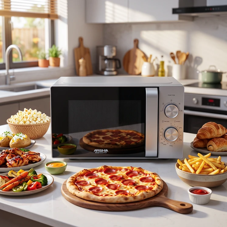 Arshia 20L Microwave Oven with Mechanical Control