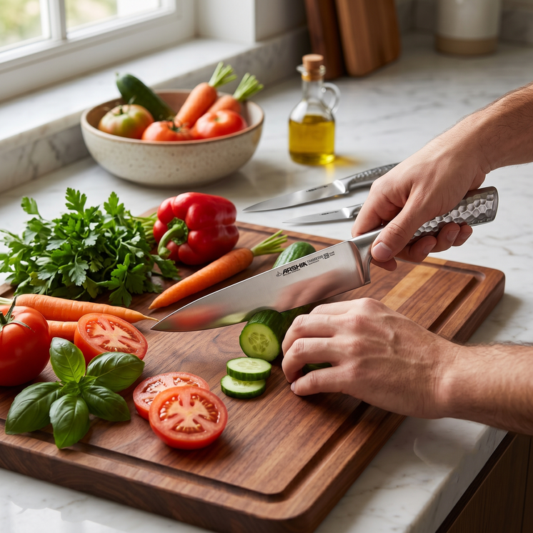 Arshia 3-Piece Stainless Steel Knife Set