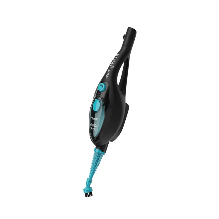 Arshia 10-in-1 Handheld & Foldable Steam Mop – Black & Blue