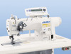 Juki LH-3578AGF-7 Double Needle, Needle feed lock-stitch machine with Under-trimmer (Setup on table, motor & stand)