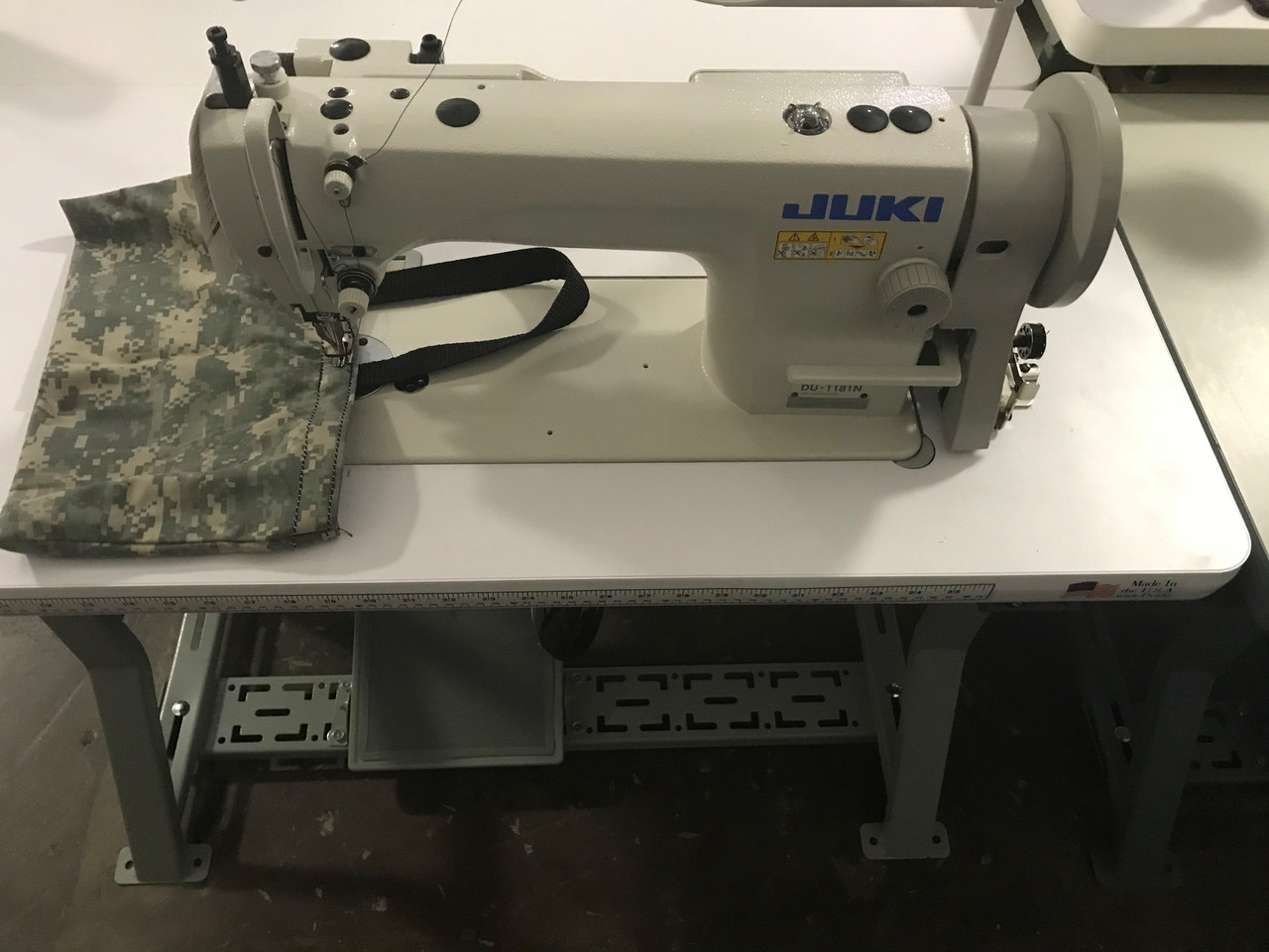 Juki DU-1181N single needle, walking foot machine (With setup table, motor  and Stand)