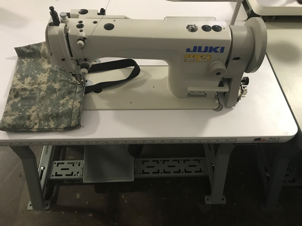 Juki DU-1181N single needle, true walking foot machine (With table, motor  and Stand)
