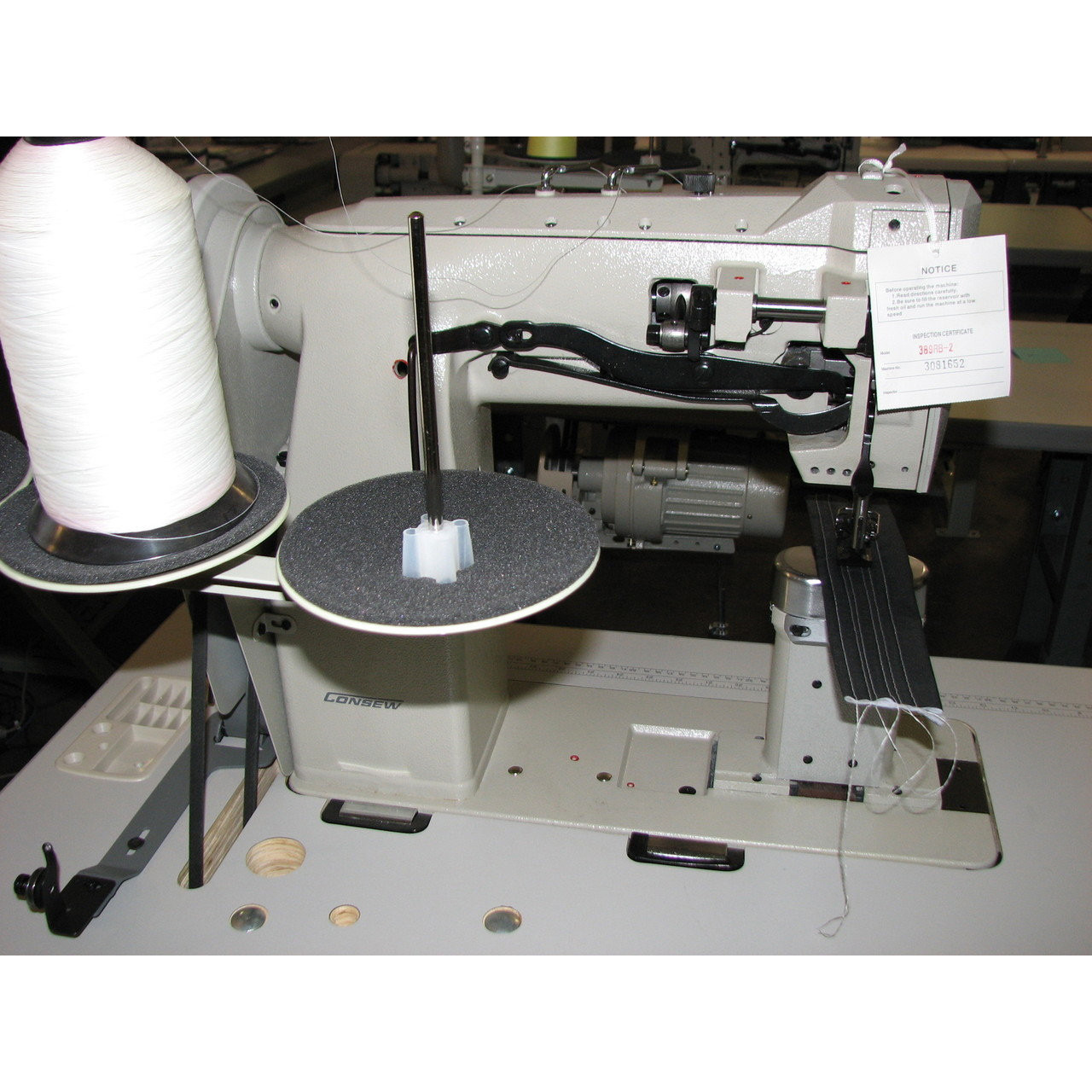 Consew P2339RBLH-18 Double Needle 18 long arm walking foot machine