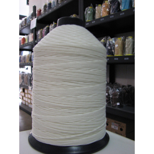554 Polyester Bonded White Thread 1 lb. Spool