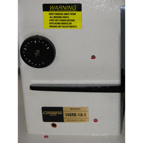 Consew 146RB1A1 Single Needle Zig Zag walking foot machine (Setup