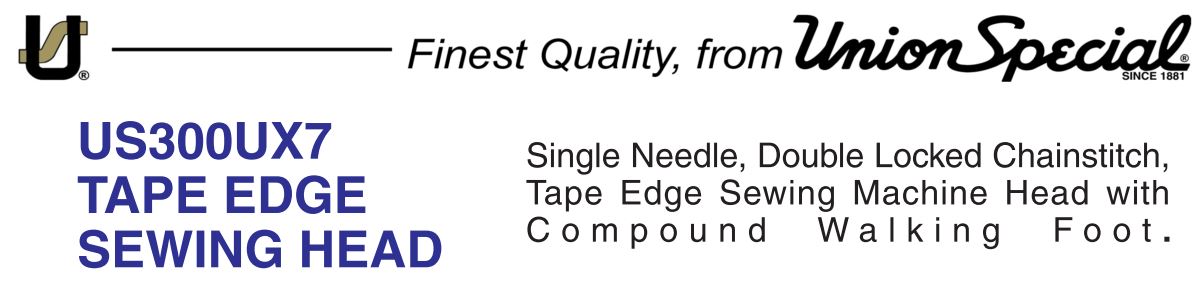 Union Special Us300ux7 Sewing Machine Head Only In Mfg Box Mattress Tape Edge Machine