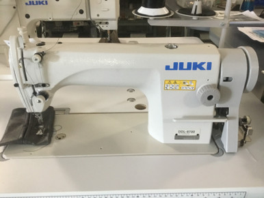 JUKI DDL-8700 Straight Stitch Machine Complete w/ Stand & Servo Motor and  Light